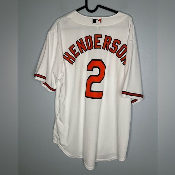NWT Nike Baltimore Orioles Gunnar Henderson #2 White Baseball Jersey MLB Large - Picture 2 of 9